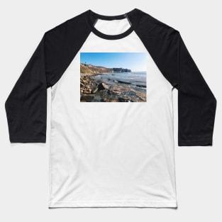 Oceanside Cliff at Point Fermin Park Baseball T-Shirt